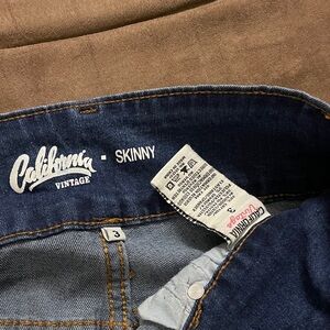 Women's Skinny Jeans - Dark Blue